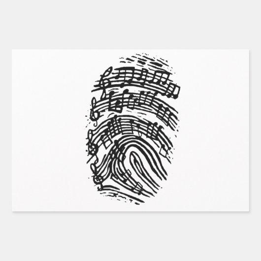 ギター好き |ギターギフトを演奏 ラッピングペーパーシート (正面)