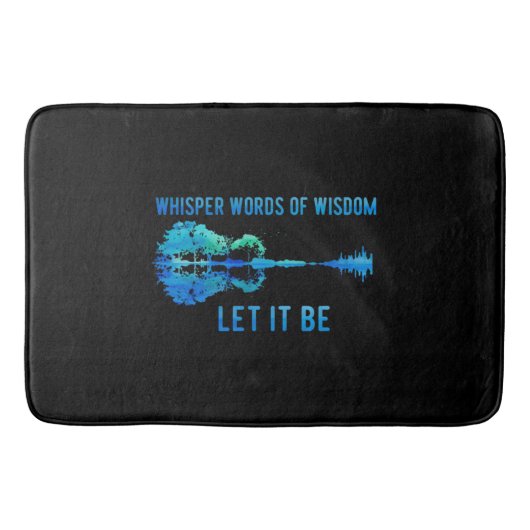 ギター好き バスマット (正面)