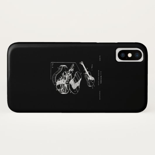ギター好き |マーティン・ギター特許 Case-Mate iPhoneケース (裏面(横))