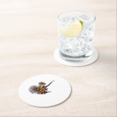 ギター好き|リ遊ス·ギター ラウンドペーパーコースター (インサイチュ)