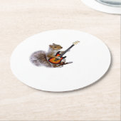 ギター好き|リ遊ス·ギター ラウンドペーパーコースター (アングル)