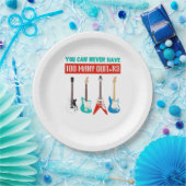 ギター好き|多くのギターを必要としない ペーパープレート (パーティー)