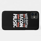 ギター好き Bass Guitarは音楽のベーコンおもしろい Case-Mate iPhoneケース (裏面(横))