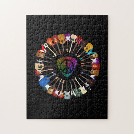 ギター好き | Guitar Variety ジグソーパズル (縦)