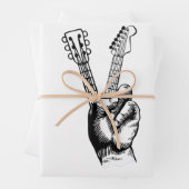 ギター好き | Say Hi Guitar Gift ラッピングペーパーシート (インサイチュ)
