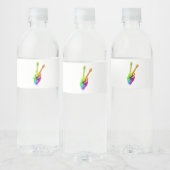 ギター好き | Say Hi Guitar Hands Gift ペットボトルラベル (ボトル)