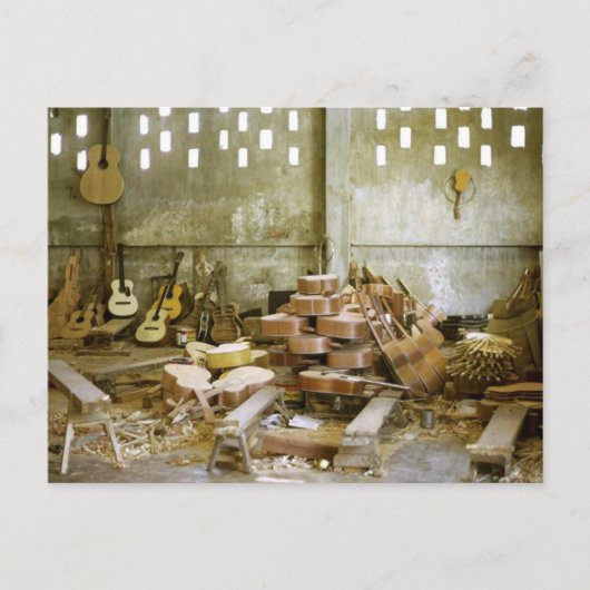 ギター工場 ポストカード (正面)