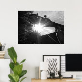 ギター弦とサンシャイン ポスター (ホームオフィス)