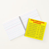 ギター弦グラフ  ノートブック (内部)