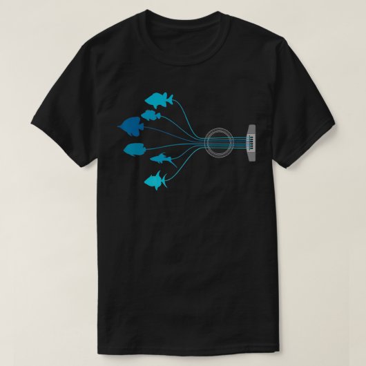 ギター弦、アコースティックギター、メンズギター Tシャツ (デザイン正面)