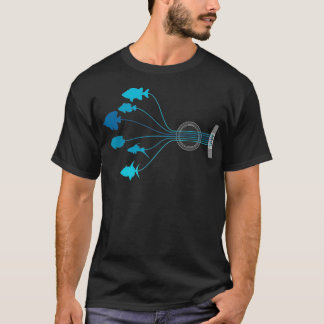 ギター弦、アコースティックギター、メンズギター Tシャツ
