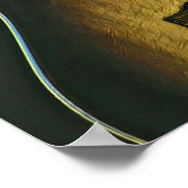 ギター愛好家への贈り物 ポスター (角)