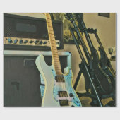 ギター愛好家への贈り物 ラッピングペーパー (フラット)