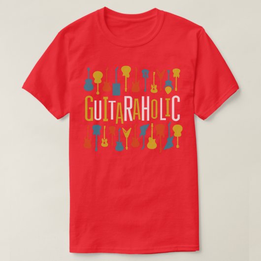 ギター愛好家 Tシャツ (デザイン正面)