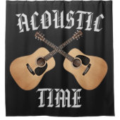 ギター時間 シャワーカーテン (正面)