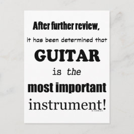 ギター最も重要な楽器 ポストカード