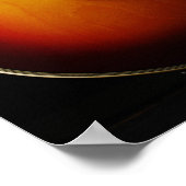 ギター楽器 ポスター (角)