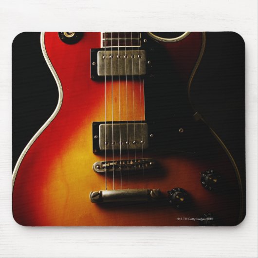 ギター楽器 マウスパッド (正面)