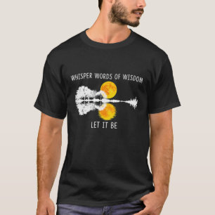 ギター湖に知恵の言葉をささやく Tシャツ