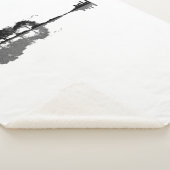 ギター湖の影 愛のギター ギフト 音楽愛好家 シェルパブランケット (3/4)