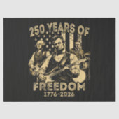 ギター演奏 7月4日 250周年記念 薄葉紙 (正面)
