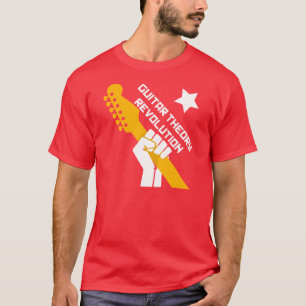 ギター理論の改革-赤 Tシャツ