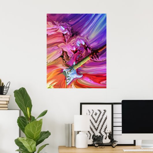 ギター理論4 ポスター (ホームオフィス)