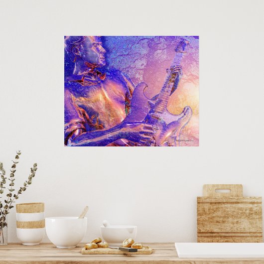 ギター理論7 ポスター (キッチン)