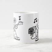 ギター男 ジャンボコーヒーマグカップ (正面)