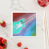 ギター紙ナプキン スタンダードカクテルナプキン (インサイチュ)