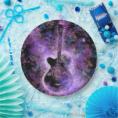 ギター紙プレート音楽パーティー ペーパープレート (パーティー)