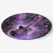 ギター紙プレート音楽パーティー ペーパープレート (アングル)