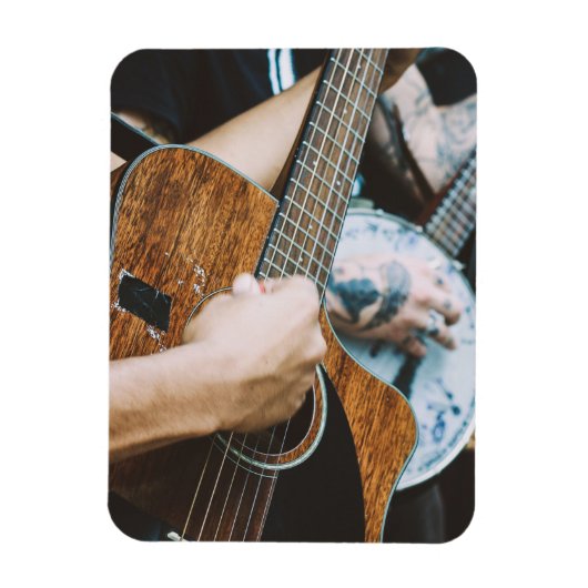ギター素晴らしー マグネット (縦)