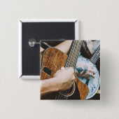 ギター素晴らしー 缶バッジ (正面&裏面)