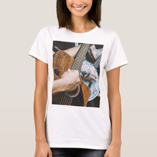ギター素晴らしー Tシャツ (正面)