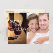 ギター素朴テーマカントリーモダンZZ 案内ポストカード (正面/裏面)