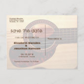 ギター素朴テーマカントリーモダンZZ 案内ポストカード (裏面)