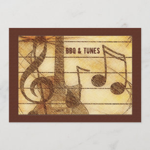 ギター素朴招待状 招待状