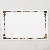 ギター装置 便箋 (正面)