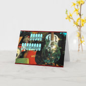 ギター誕生日カード カード (黄色い花)