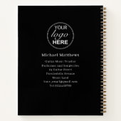 ギター講師カスタム学生音楽レッスン ノートブック (裏面)