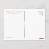 ギター踊りとバンド素晴らしギターアート ポストカード (裏面)