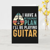 ギター退職計画 カード (黄色い花)