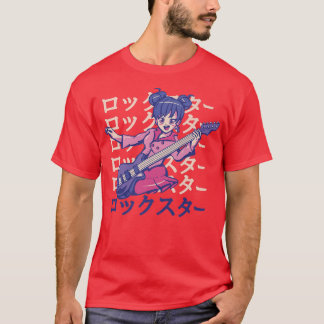 ギター遊のアニメガール560 Tシャツ