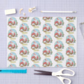 ギター遊のサンタクロース |クリスマス 薄葉紙 (クラフト)