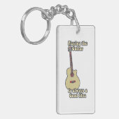 ギター遊は常に良いアイディアだ。 キーホルダー (正面左)