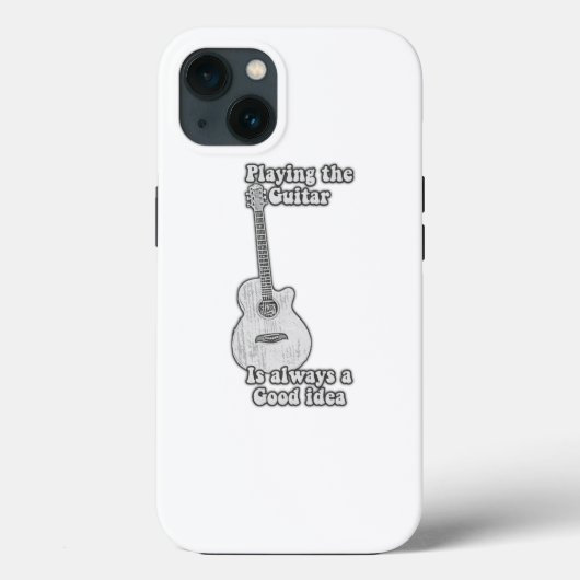 ギター遊は常に良いアイディアだ。B & W Case-Mate iPhoneケース (裏面)