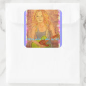 ギター遊は良いセラピーだ スクエアシール (バッグ)