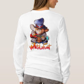 ギター長袖女性用Tシャツ付きメタファント Tシャツ (裏面)