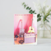 ギター音楽はがき ポストカード (スタンド正面)